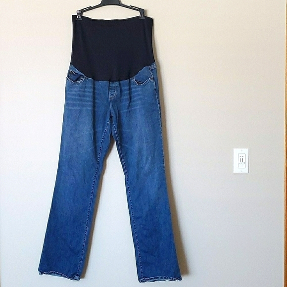 Liz lange maternity stretch belly jeans - Picture 2 of 9